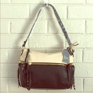 liv olivia + joy Genuine Leather handbag